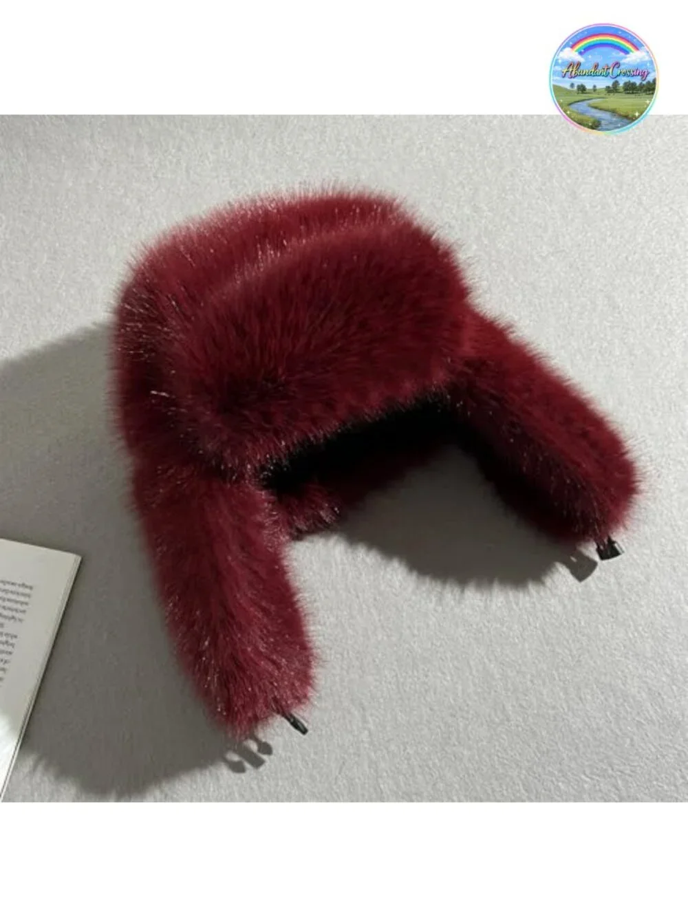 Faux Fur Trapper Hat with Foldable Ears Winter Warm Cossack Hat Unisex